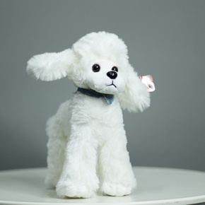 Плюшевый пудель белый (25 см) в Краснозаводске