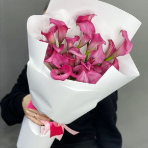 Монобукет из 21 каллы в Краснозаводске