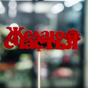 Топпер Желаю Счастья в Краснозаводске