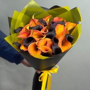 Букет "Карамель" из 29 калл в Краснозаводске