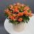 Композиция в шляпной коробке из оранжевых кустовых роз в Краснозаводске Композиция в шляпной коробке из оранжевых кустовых роз в Краснозаводске