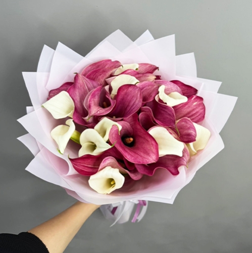 Букет из 25 нежных калл в Краснозаводске