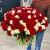 Букет 151 роза красный и белый микс (60 см) в Краснозаводске Букет 151 роза красный и белый микс (60 см) в Краснозаводске